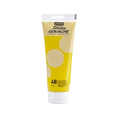 Afbeelding van 3250289 peinture tube pebeo 220ml jaune primaire