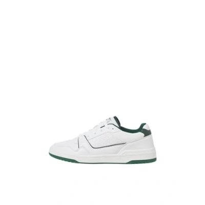 Afbeelding van Jack &amp; Jones Jfwlondon Sneakers laag, Heren, Maat: 44, White/green Imitatieleer/ textiel