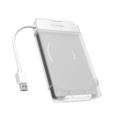 Afbeelding van ICY BOX IB AC703 U3 SATA III USB 3.0 Wit 2,5 behuizing