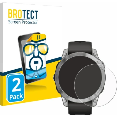 Afbeelding van BROTECT (2 Stuks) Schermbeschermer voor Garmin Fenix 7 (47 mm) Screen Protector Transparant
