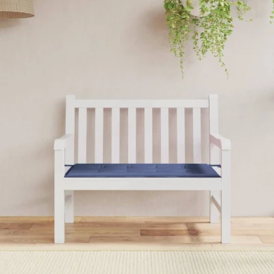 Afbeelding van Tuinbankkussen 100x50x3 cm oxford stof marineblauw