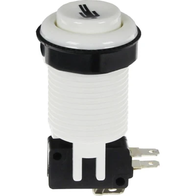 Afbeelding van Joy it Arcade Button mit Mikroschalte Invoerapparaat Zwart, Wit Geschikt voor Arduino, Banana Pi, Cubieboard, pcDuino, Raspberry Pi®, Pi® 2 B,
