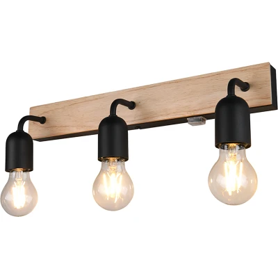 Afbeelding van Trio Landelijke badkamer wandlamp Arturo 3x E27 284470332