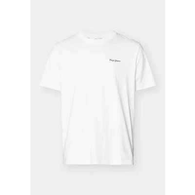 Afbeelding van Pepe Jeans AXEL C Tshirt print, Heren, Maat: Large, Off white