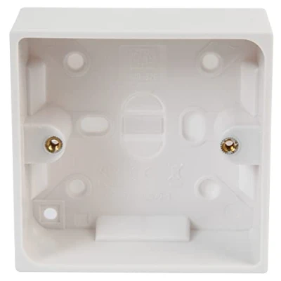 Afbeelding van Pro Elec 19627D. 1 bende witte ophangdoos, 32 mm