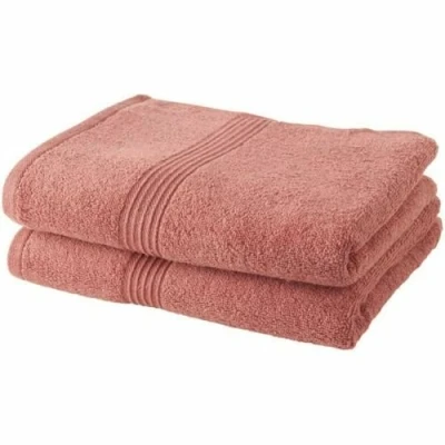 Afbeelding van Handdoekenset Today Terra Cotta 100% Katoen (2 Stuks)