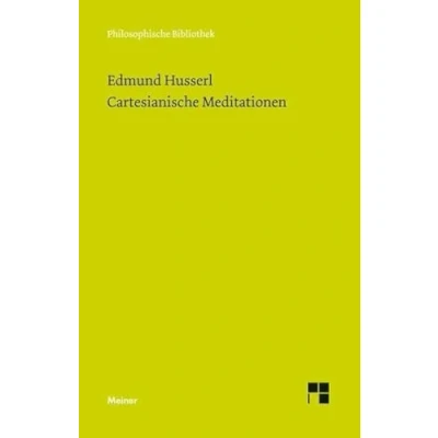 Afbeelding van Cartesianische Meditationen: Eine Einleitung in die Phänomenologie: 644