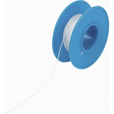 Afbeelding van TRU COMPONENTS 1566847 Wire Wrap draad 1 x 0.13 mm² Wit 15 m