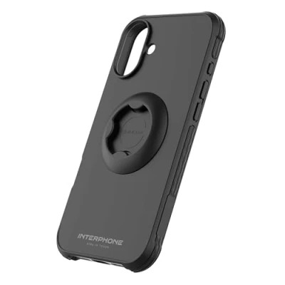 Afbeelding van QUIKLOX Tetraforce beschermhoes voor Apple iPhone 16 Plus motor , auto of fietsbevestigingen motorfiets modulair systeem snelsluiting