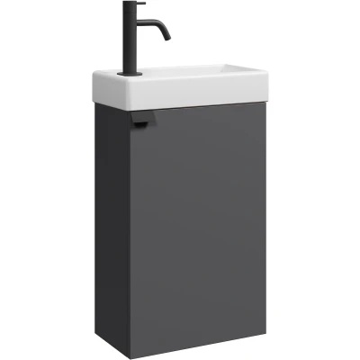 Afbeelding van Badplaats Toiletmeubel Apollo 40cm antraciet