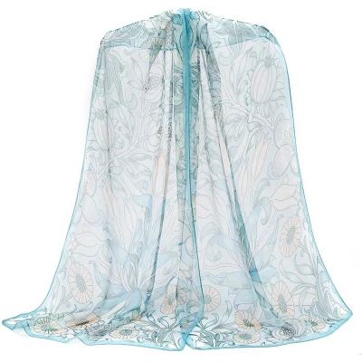 Afbeelding van Signare Sjaal 100% zijde Pomegranate and Lily William Morris