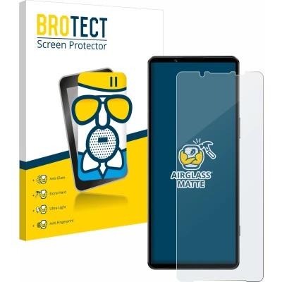 Afbeelding van BROTECT Antireflecterende Glas Screen Protector Mat voor Sony Xperia 1 IV Schermbeschermer [Beschermglas Folie niet Gehard Glas]