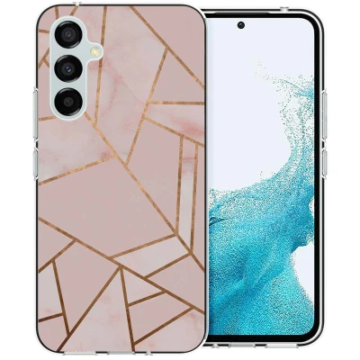 Afbeelding van Samsung Galaxy A54 (5G) Hoesje Siliconen en TPU (zacht) iMoshion Softcase/Backcover Roze Telefoonhoesje
