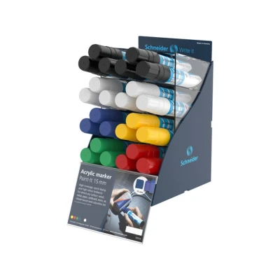 Afbeelding van Acryl Marker Schneider Paint it 330 15mm SIS display Engels