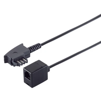 Afbeelding van S/CONN 0.2m TAE F RJ11 0,2 m Zwart
