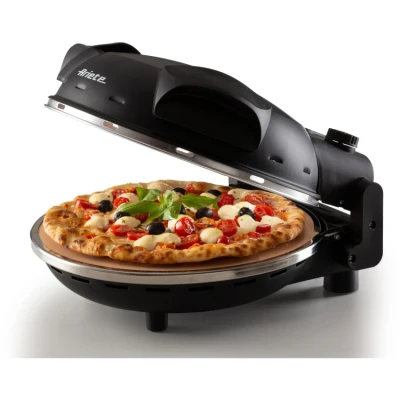 Afbeelding van Ariete 0909/10 PIZZA IN 4 &#039;MINUTES pizzaoven 1200W timer diameter 32 cm max. 400 graden zwart