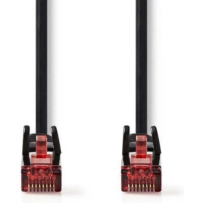 Afbeelding van Netwerkkabel Cat6 U/UTP 20 meter (100% koper, Zwart)