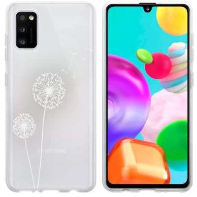 Afbeelding van Samsung Galaxy A41 Hoesje Siliconen en TPU (zacht) imoshion Softcase/Backcover Wit Telefoonhoesje