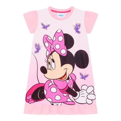 Afbeelding van Minnie Mouse Meisjes Roze Nachtjurkje, roze, 2 3 jaar