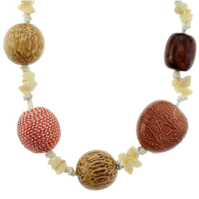 Afbeelding van Behave Lange ketting multi color met diverse kralen
