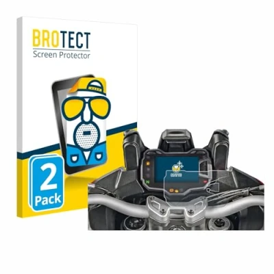 Afbeelding van BROTECT Screenprotector voor Ducati Multistrada 1200 2015 Snelheidsmeter Folie Beschermfolie matte (2 Stuks)