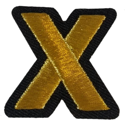 Afbeelding van Fjesta© Oeteldonk embleem Gouden letter X