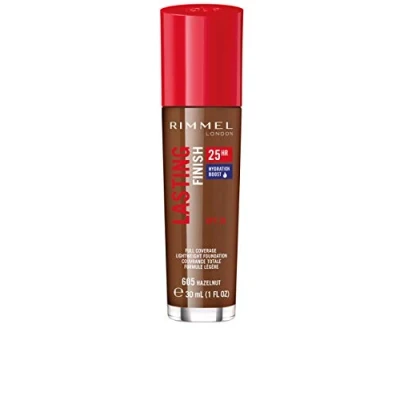 Afbeelding van Rimmel Lasting Finish 25 HR Foundation 605 Hazelnut