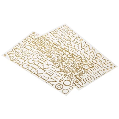 Afbeelding van Artemio Goud Glitter Sht, Acryl, Veelkleurig, 14.6x27.4x0.15 cm