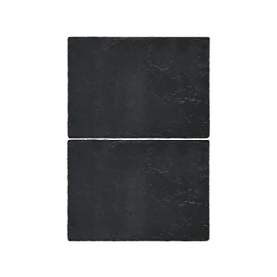 Afbeelding van Creative Tops Set van 2 natuurlijke leisteen placemats, 29,5 x 21 cm (11½ 8¼)