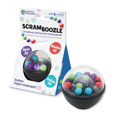 Afbeelding van Learning Resources Scramboozle Puzzelbal, speelgoed voor 6 jarige jongens of meisjes, reisspelletjes kinderen