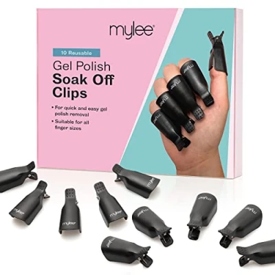 Afbeelding van Gellak Remover Clips (10st) UV/LED Nagellak Nail Art Caps Geschikt voor alle vingertypes Duurzaam en Herbruikbaar