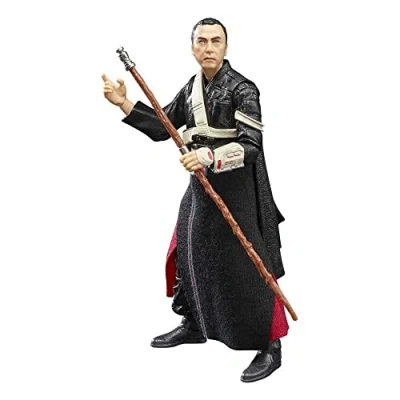 Afbeelding van Hasbro Star Wars Chirrut Imwe 15 cm Actiefiguur Rogue One Black Series 2021 Multicolours