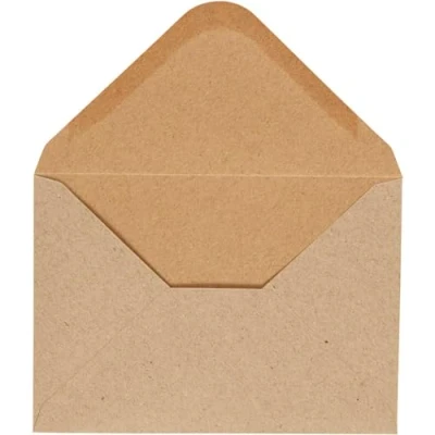 Afbeelding van Creativ Company Envelop Naturel, 11,5x15cm, 10st.