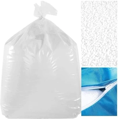 Afbeelding van LiveDeco 100 L Navulling Nieuwe Polystyreen Ballen, M1 BRANDVERTRAGEND Gecertificeerd, Voor Reusachtige BiG52 Poef