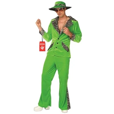 Afbeelding van Morph Pimp Daddy kostuum Groen