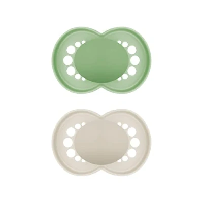 Afbeelding van MAM fopspeen Original Pure Plain Siliconen 6 16 maanden Unisex 100% duurzame