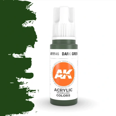 Afbeelding van Dark Green Acrylic Modelling Colors 17ml AK11146