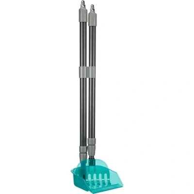 Afbeelding van Trixie Vuilblik Met Hark Grijs / Blauw 60 107 CM