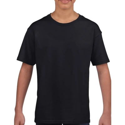 Afbeelding van Kinder Shirt T voor kinderen Zwart Maat 122/128 leeftijd 7 tot 8 jaar BLANCO zonder print cadeau