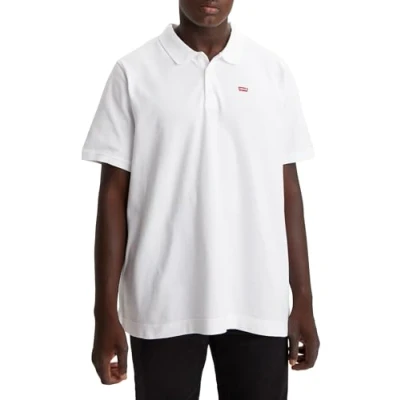 Afbeelding van Levi&#039;s Plus BIG Poloshirt white, Heren, Maat: 5XL, White