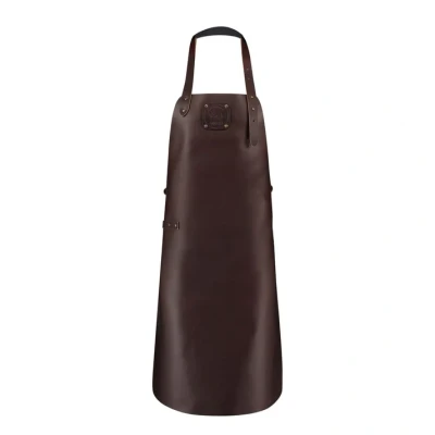 Afbeelding van Witloft Classic Leren Schort XXL Donkerbruin