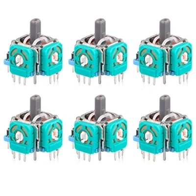 Afbeelding van Eeekit 3D Joystick Module, 6 Stuks Analoge Module Sensor Stick Vervanging, Duimstok Vervanging Compatibel Met PS4