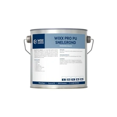 Afbeelding van Wixx PU Snelgrond Primer 2.5L RAL 7016 Antracietgrijs