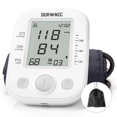 Afbeelding van Duronic BPM200 Digitale bovenarmbloeddrukmeter Detectie van aritmie Manchet 22 36 cm Automatische bloeddrukmeting Bloeddrukmeter met hartritmefunctie AAA batterijen