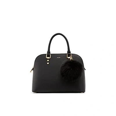 Afbeelding van Aldo Galilini Dome Satchel handtas, M, Zwart, Medium
