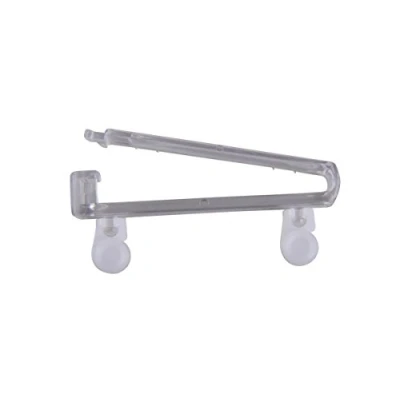 Afbeelding van Lussgeleider transparant lussen glijders gordijnen accessoires rails