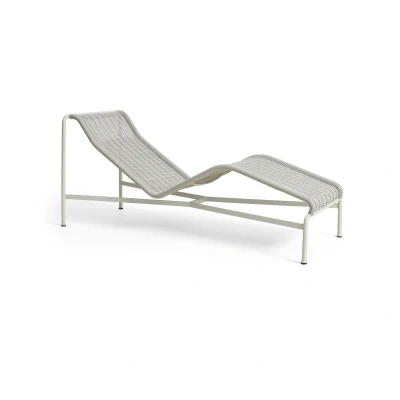Afbeelding van HAY Palissade Cord chaise longue Sky grey