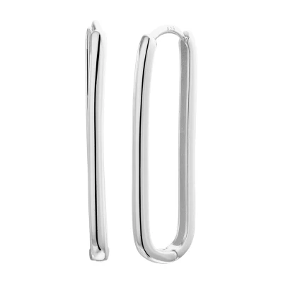 Afbeelding van Zilver Gerhodineerde Klapoorringen 1333518