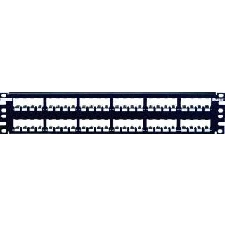 Afbeelding van PANDUIT 48 Port Metal Modular Patch Panel 2U Brassage (RJ45, 2U, 482,6 mm, 88,1 17,8 295,3 G)