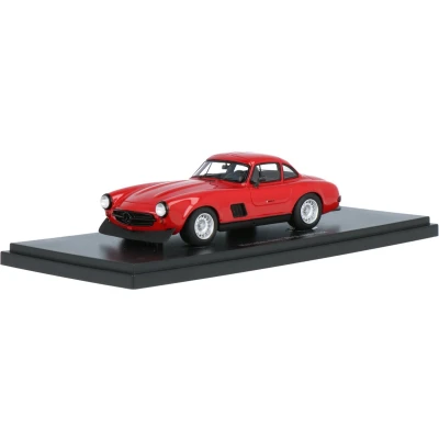 Afbeelding van Mercedes Benz 300 SL AMG Gullwing Flick AutoCult Modelauto 1:43 1974 ATC90060 Schaalmodel